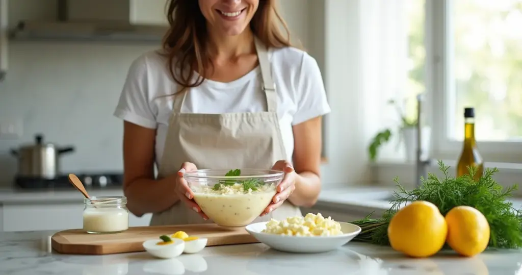 Como fazer molho tártaro caseiro em 15 minutos (textura de chef) Como fazer molho tártaro caseiro em 15 minutos (textura de chef)