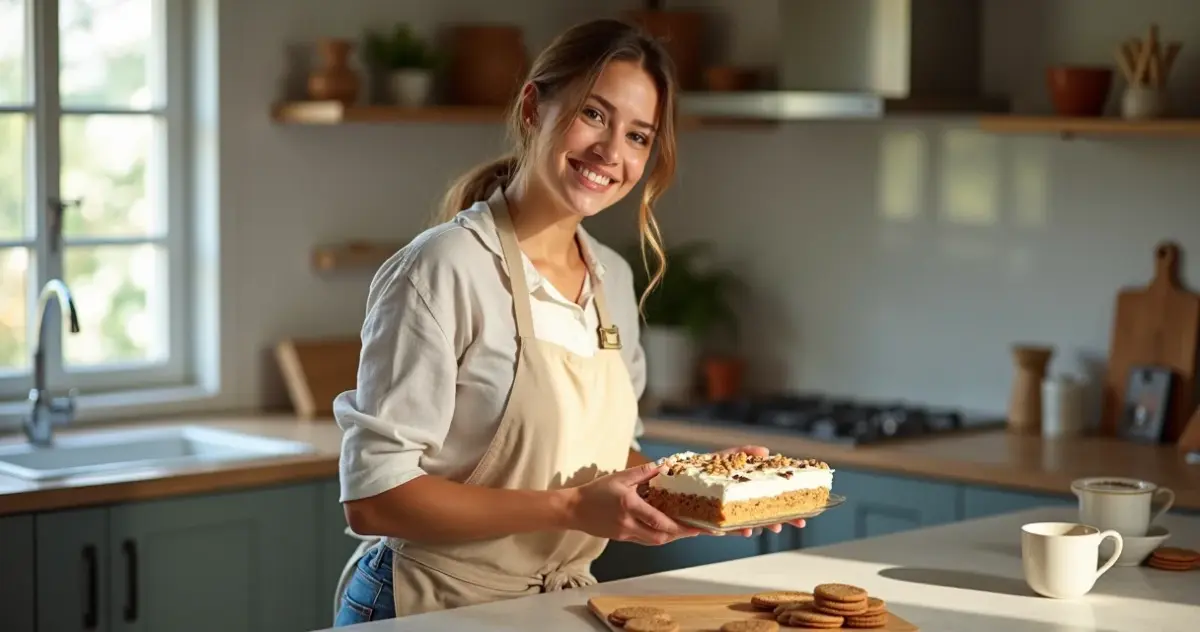 Como fazer torta de bolacha macia em 30 minutos (sem forno!)