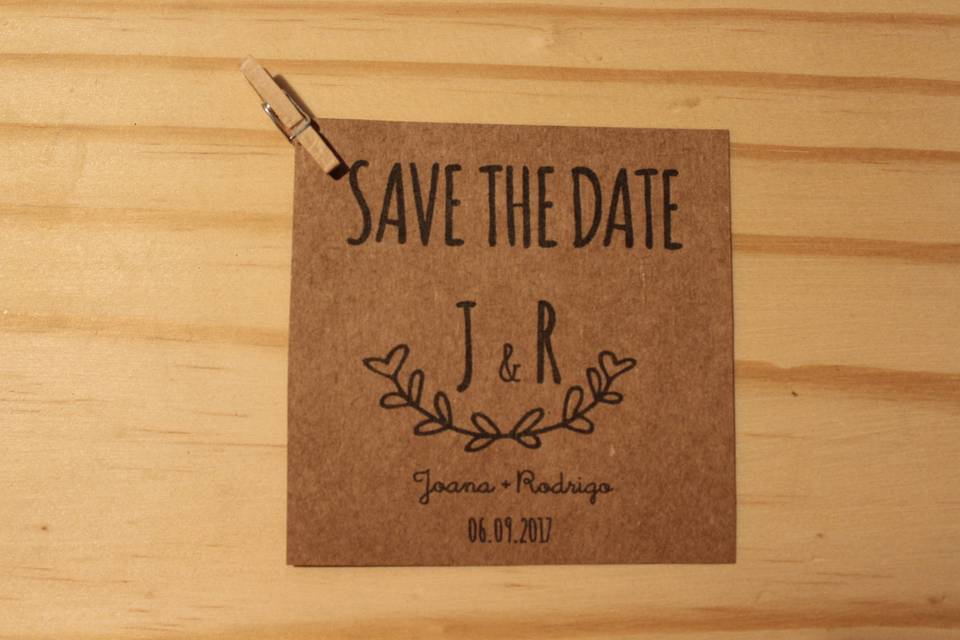 ideias criativas para save the date inspirador
