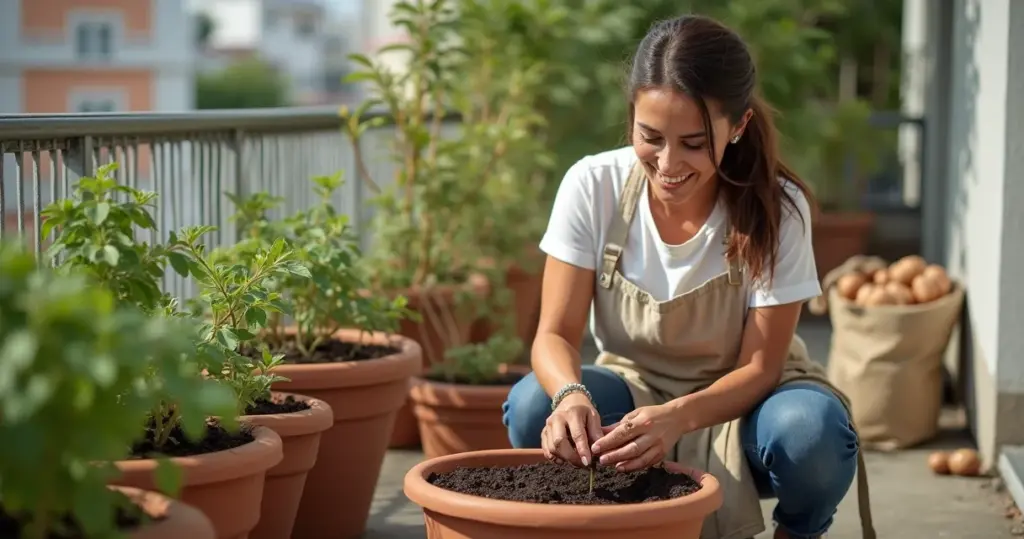 Como plantar batata inglesa em vaso e colher até 2kg em espaço mínimo