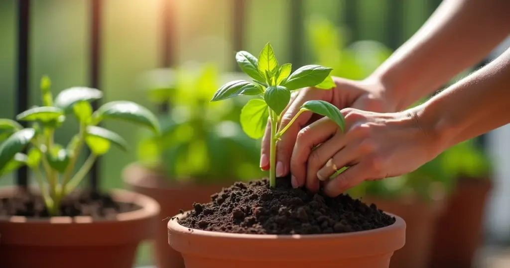 Como plantar manjericão sem o erro que mata 90% das mudas