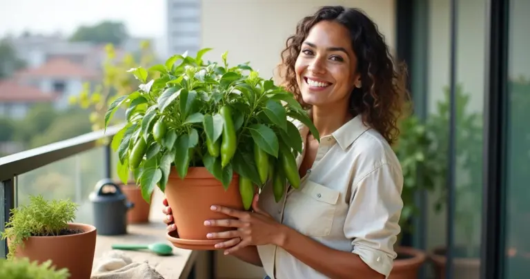 Como plantar pimentão em vaso passo a passo e colher 15 frutos no apartamento