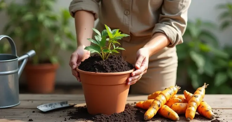 Como preparar o solo para plantar açafrão da terra em vaso e colher rizomas grossos