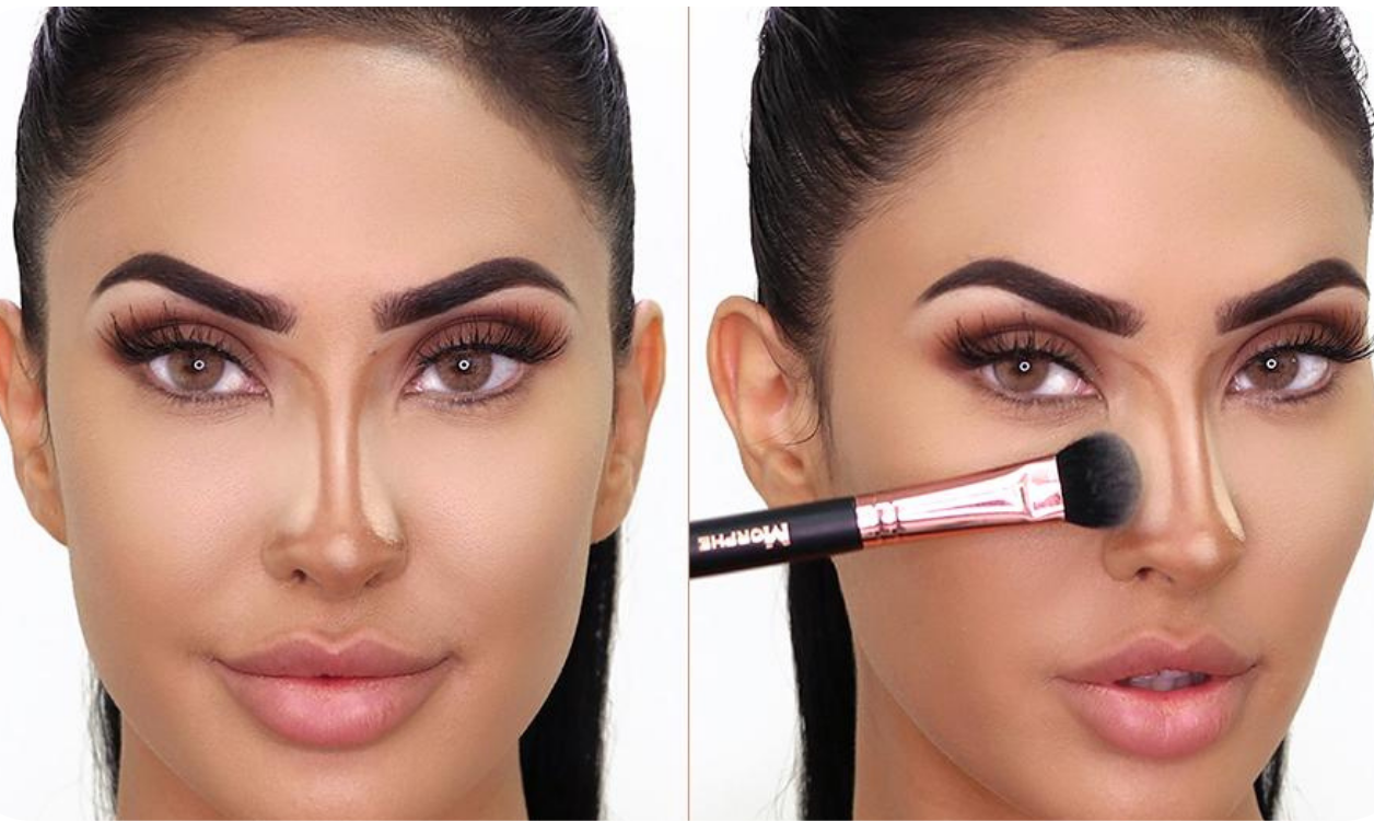 erros comuns ao contornar o nariz