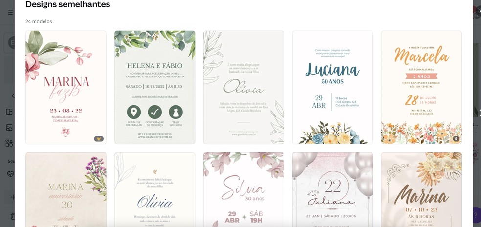 convite de aniversário