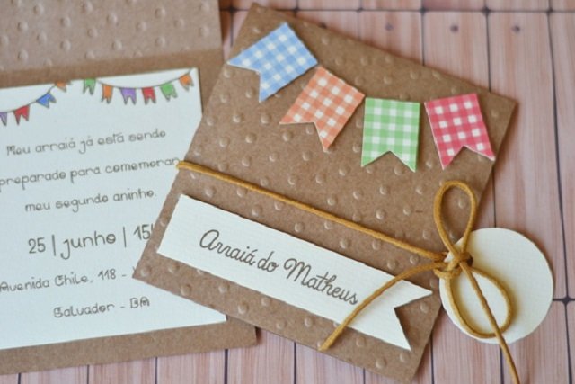 convite de festa junina