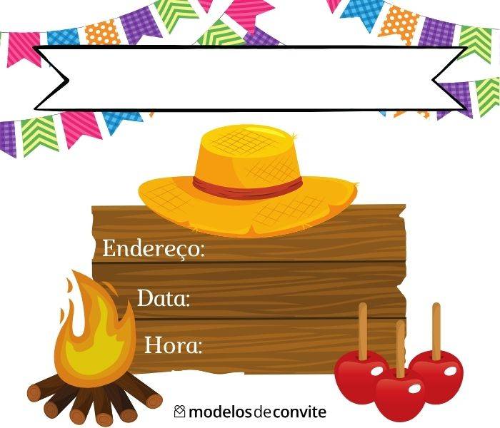 quanto custa criar um convite de festa junina personalizado