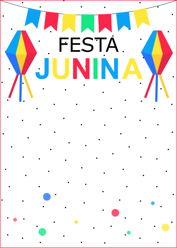 convite digital vs convite físico para festa junina