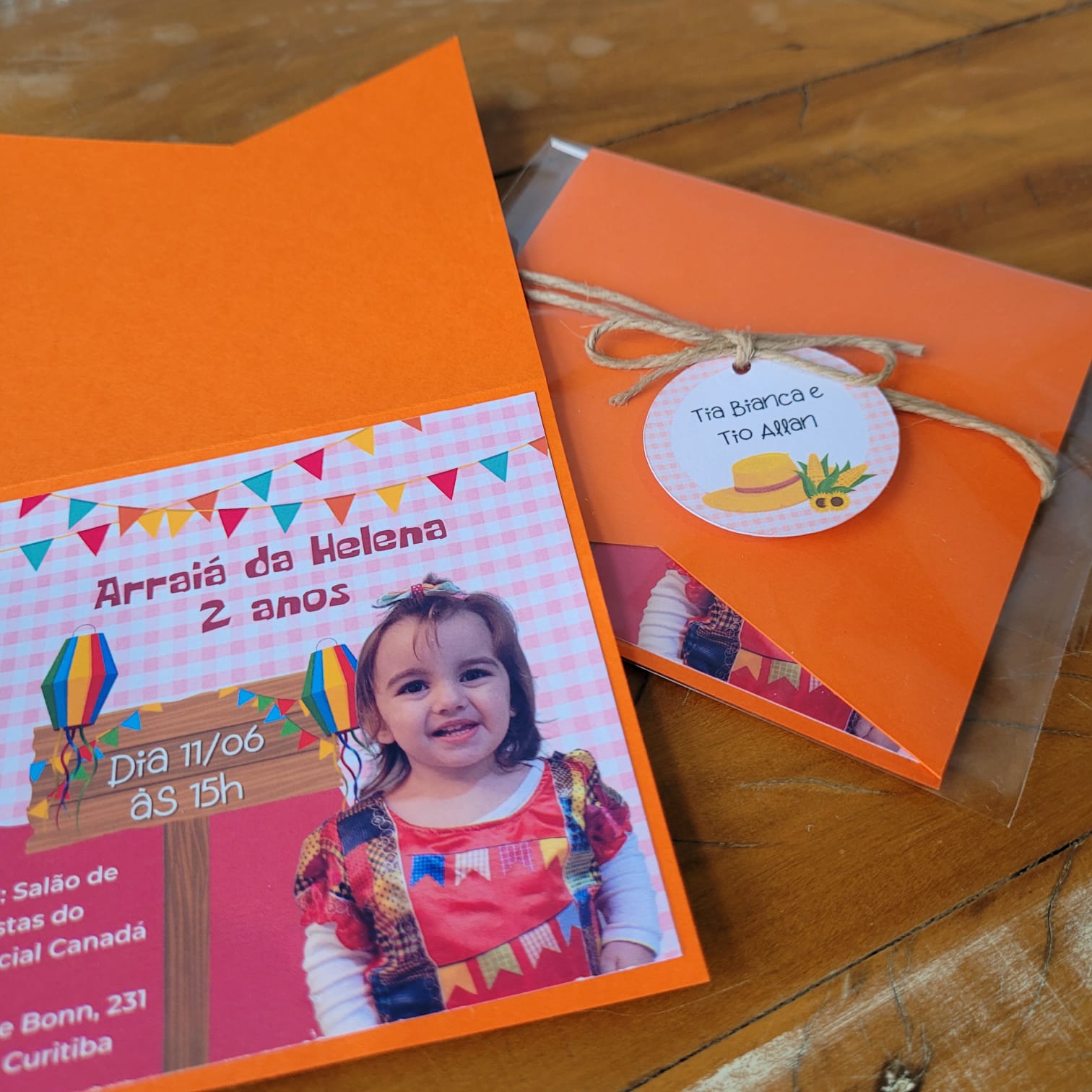 quanto custa criar um convite de festa junina personalizado