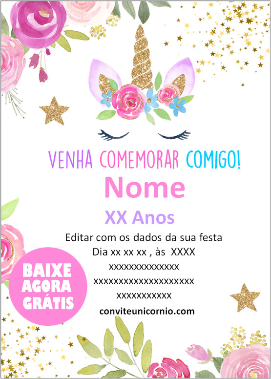 convite de 15 anos online grátis
