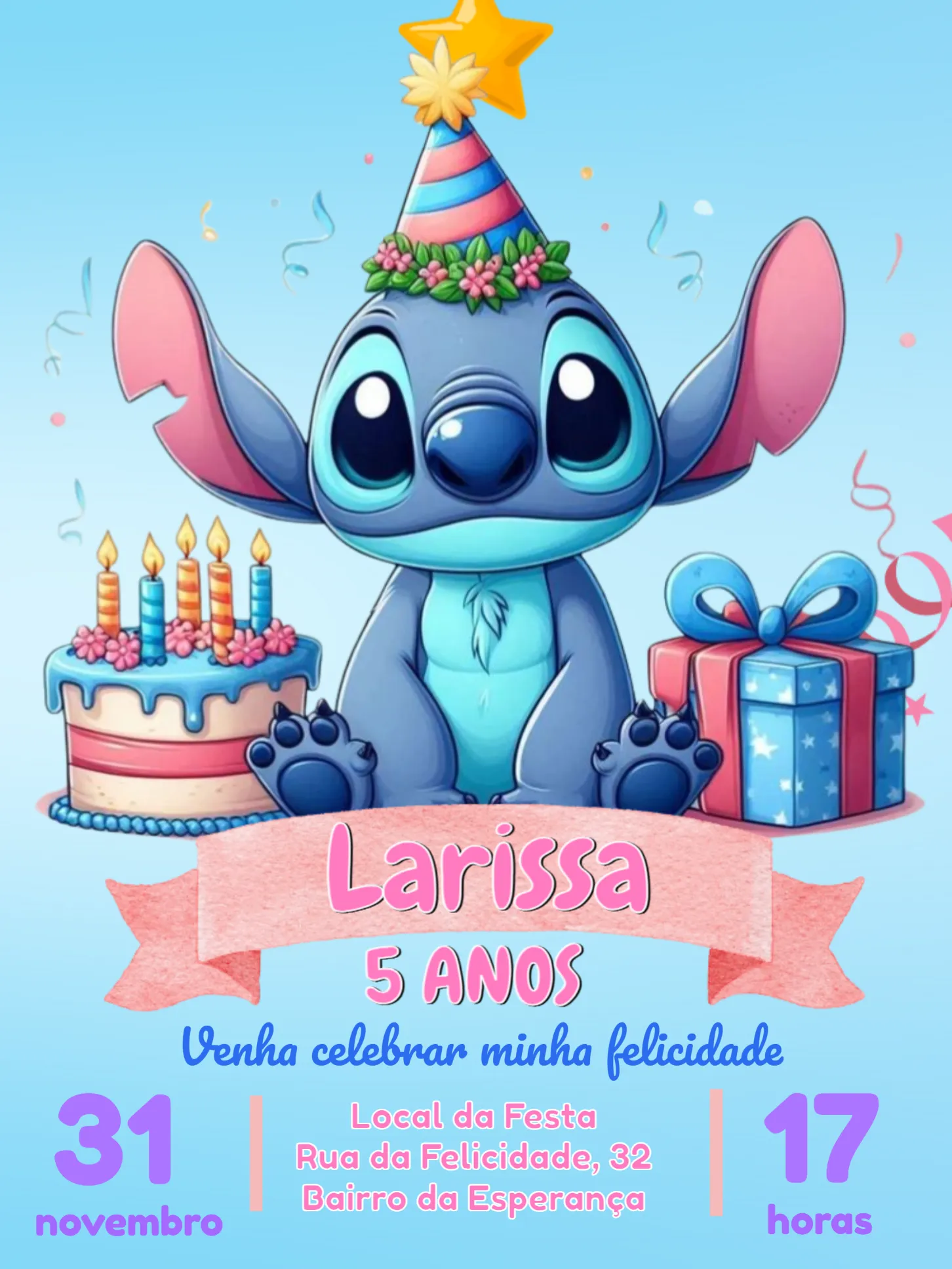 convite personalizado grátis