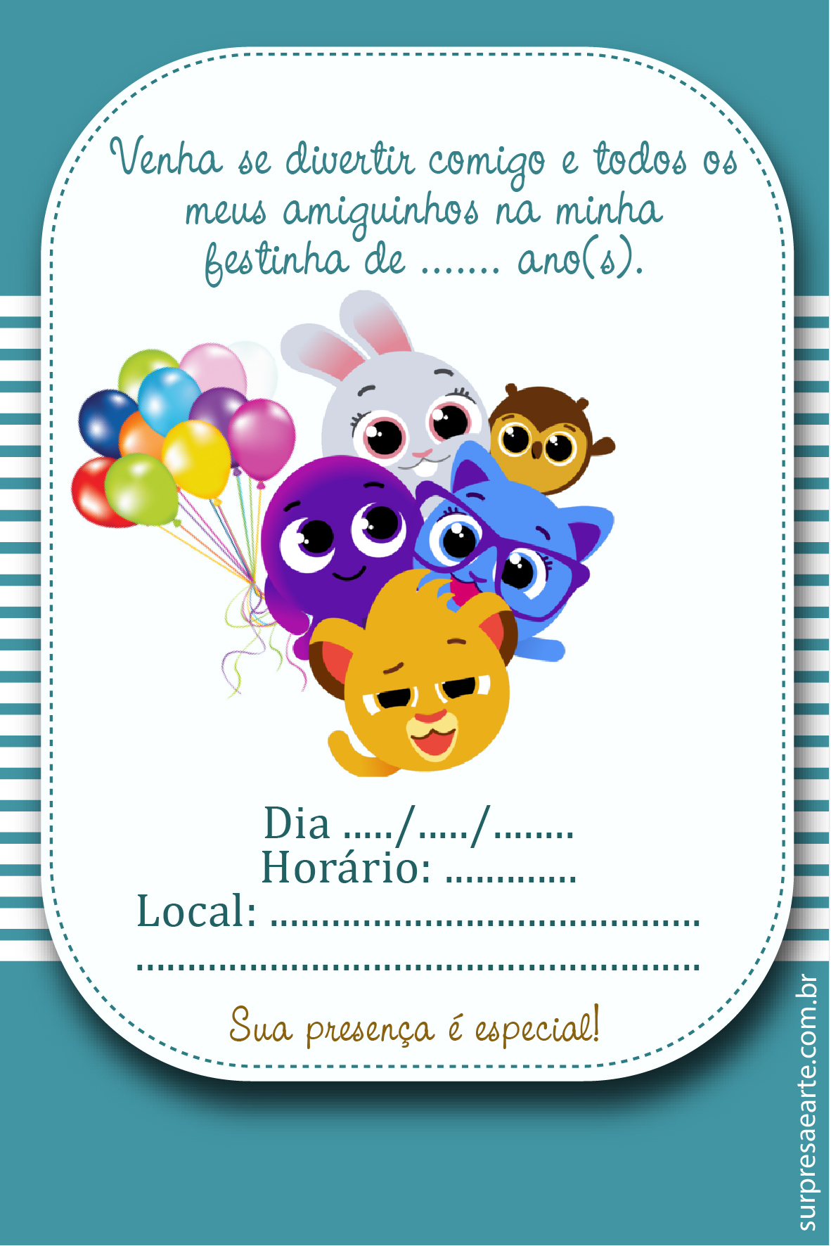 fazer convite de aniversário online grátis