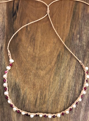 cordão de macramê algodão