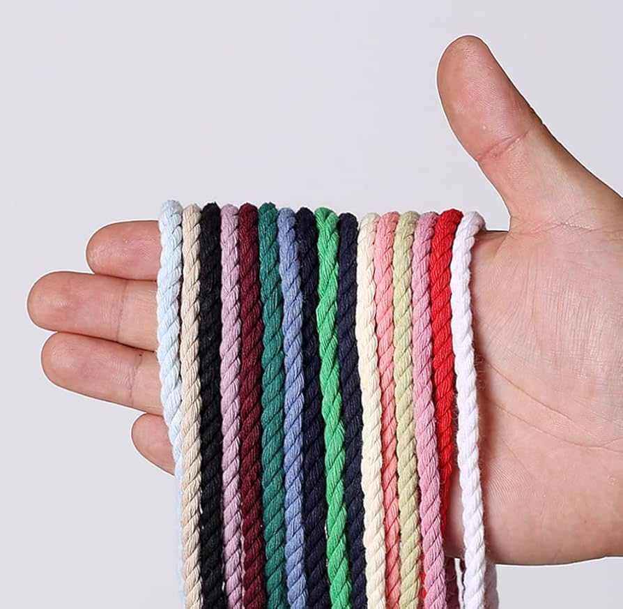 cordão de macramê algodão