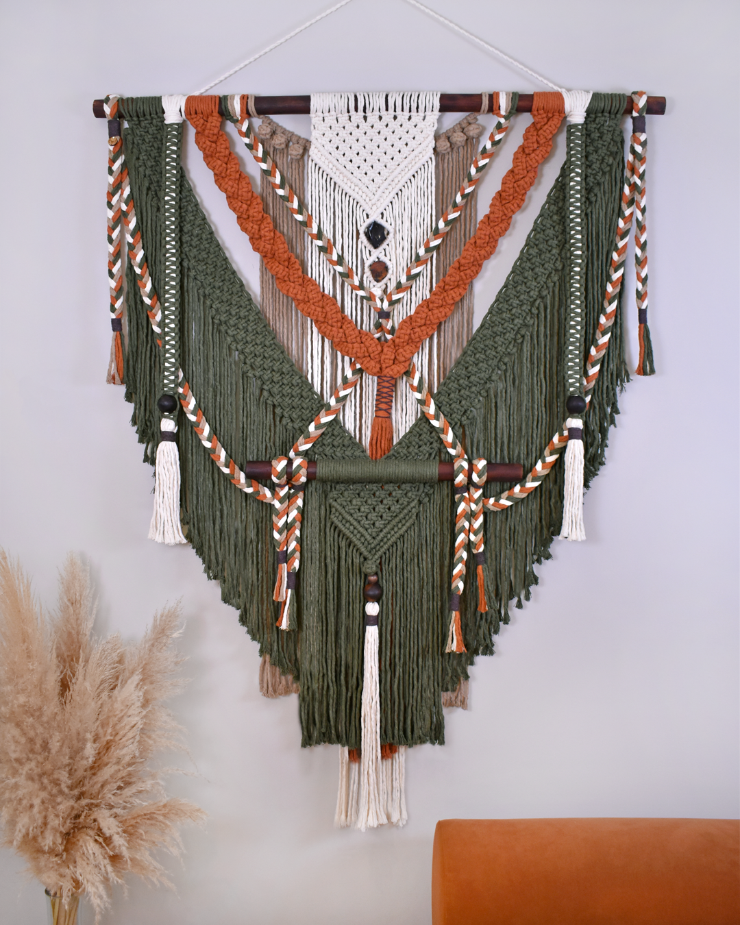 cordão de macramê para iniciantes