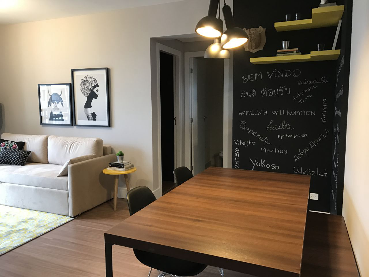 decoração de airbnb