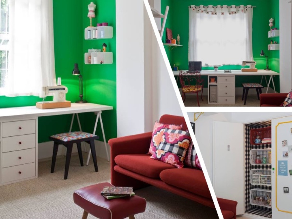 como organizar materiais de bordado em ateliê