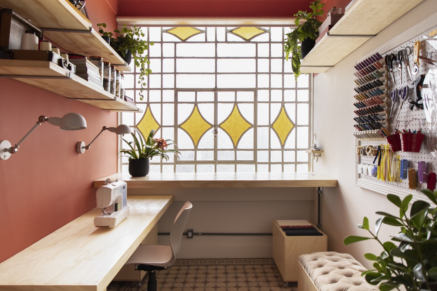 decoração de ateliê