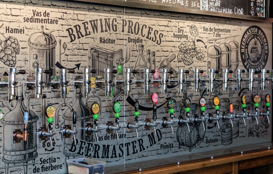 decoração de cervejaria artesanal