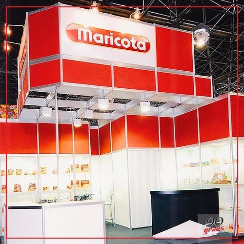 decoração de estande de feira pequeno para lançamento de produto