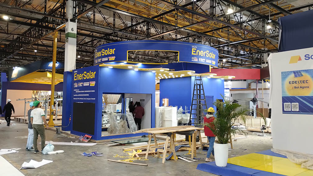 ideias criativas para decoração de estande de feira