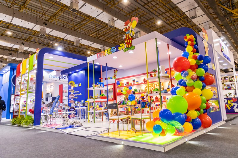 ideias criativas para decoração de estande de feira