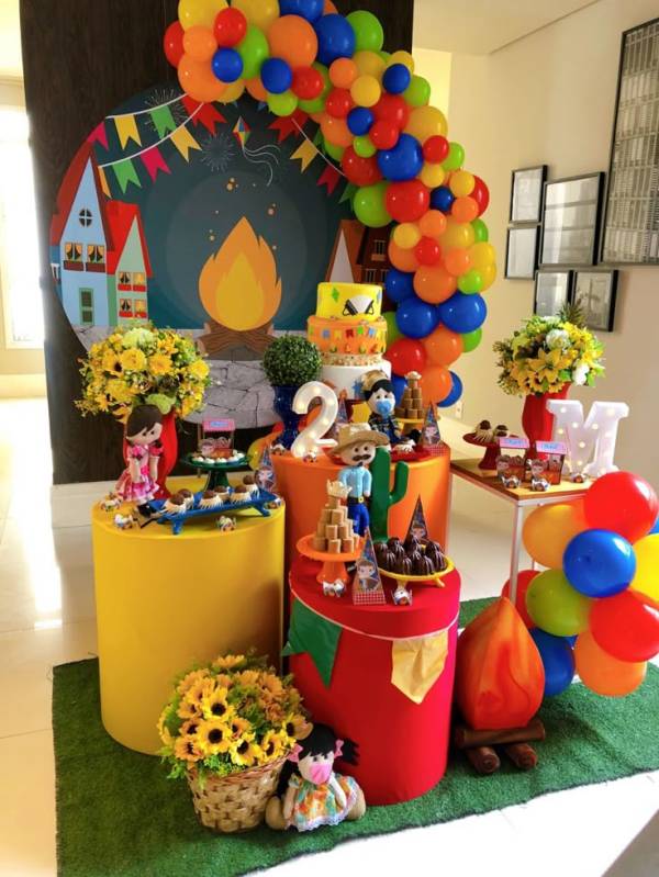 decoração de festa junina