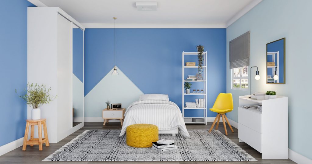 quarto de solteiro masculino industrial vs moderno