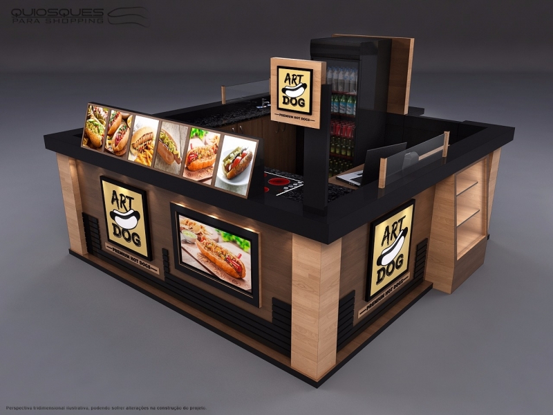 decoração de quiosque de shopping para joias