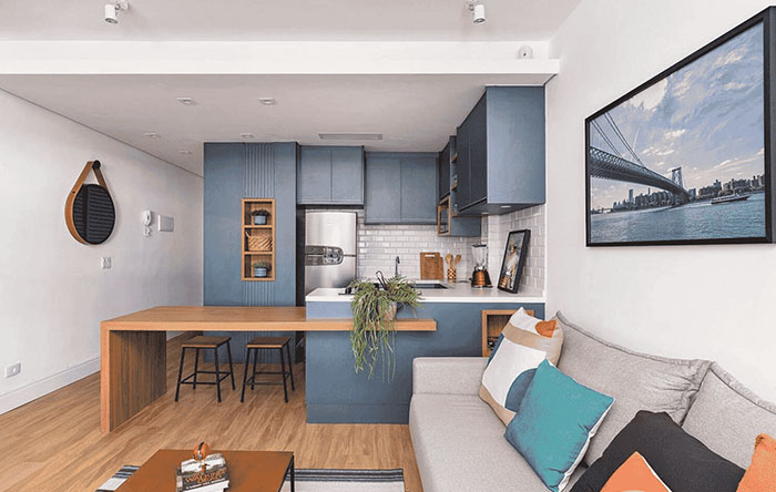 decoração de quitinete