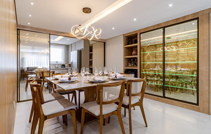 como escolher o tamanho ideal de espelho para sala pequena