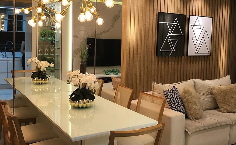 como escolher o tamanho ideal de espelho para sala pequena