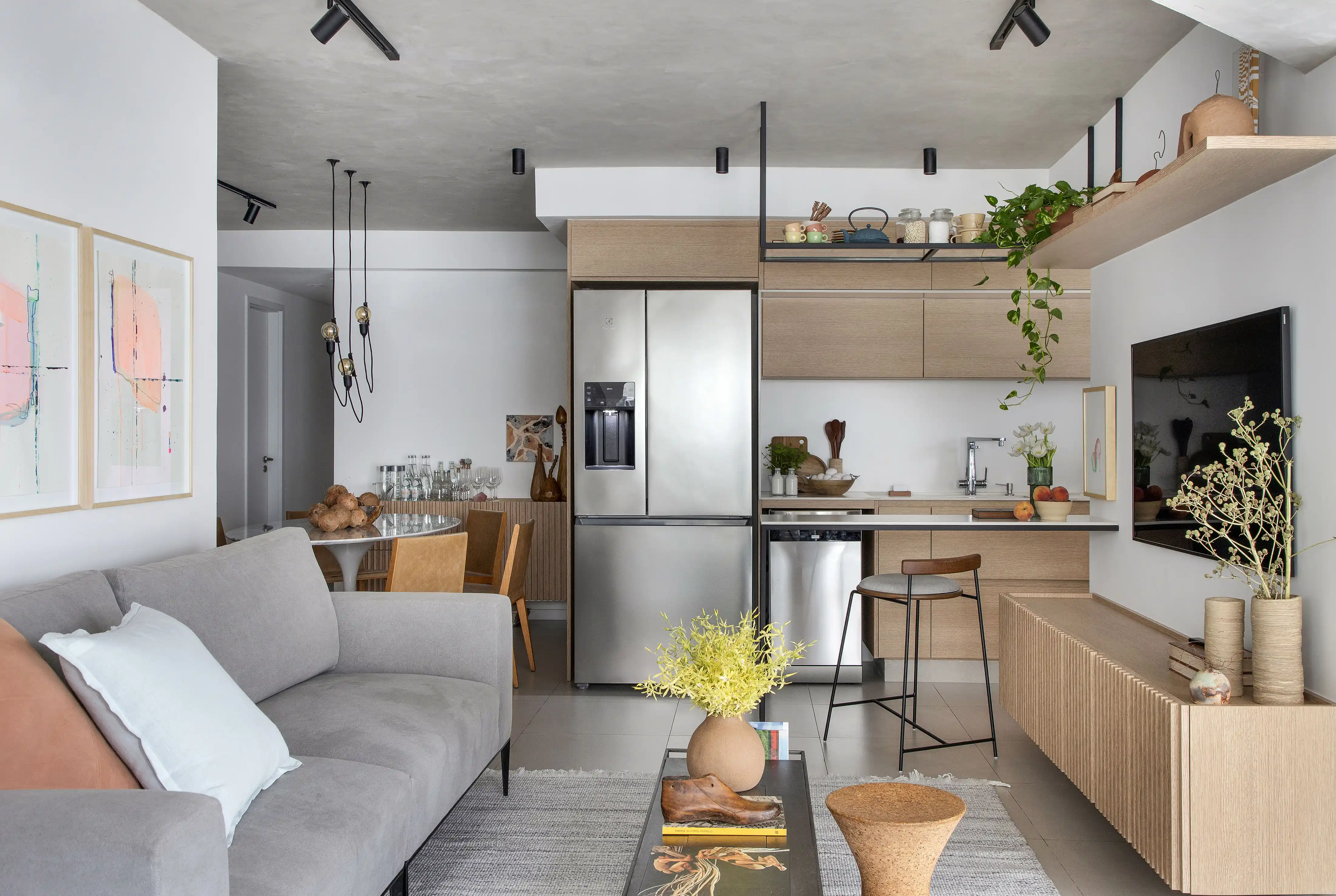 divisória de vidro serralheria para sala pequena