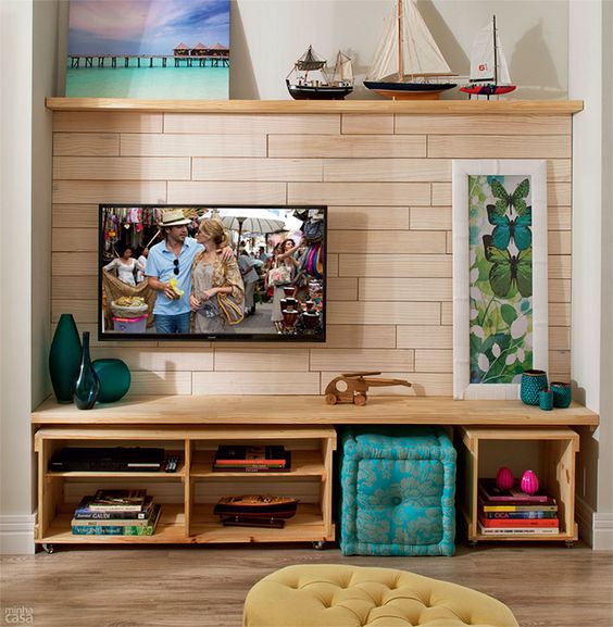 rack suspenso vs rack tradicional para sala pequena