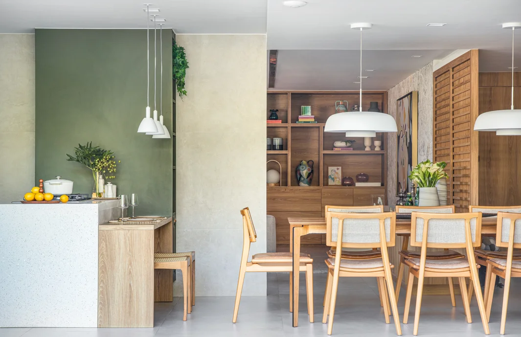 decoração de sala de jantar moderna