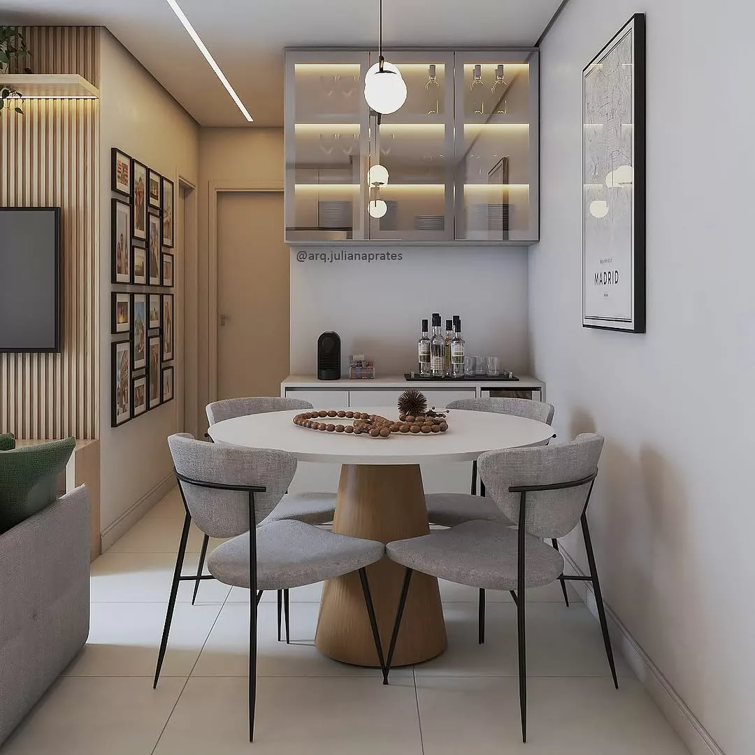 mesa de jantar moderna vs mesa de jantar clássica