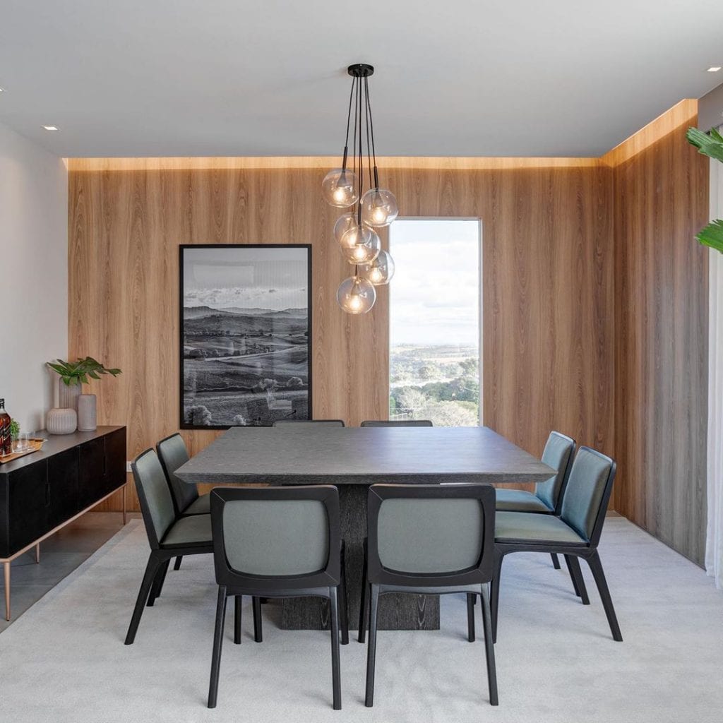 quanto custa decorar sala de jantar moderna