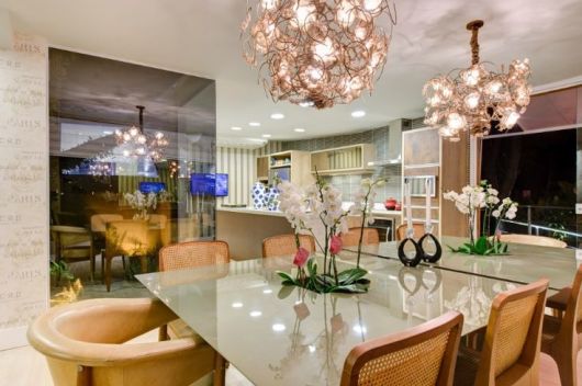 ideias decoração sala de jantar moderna pequena