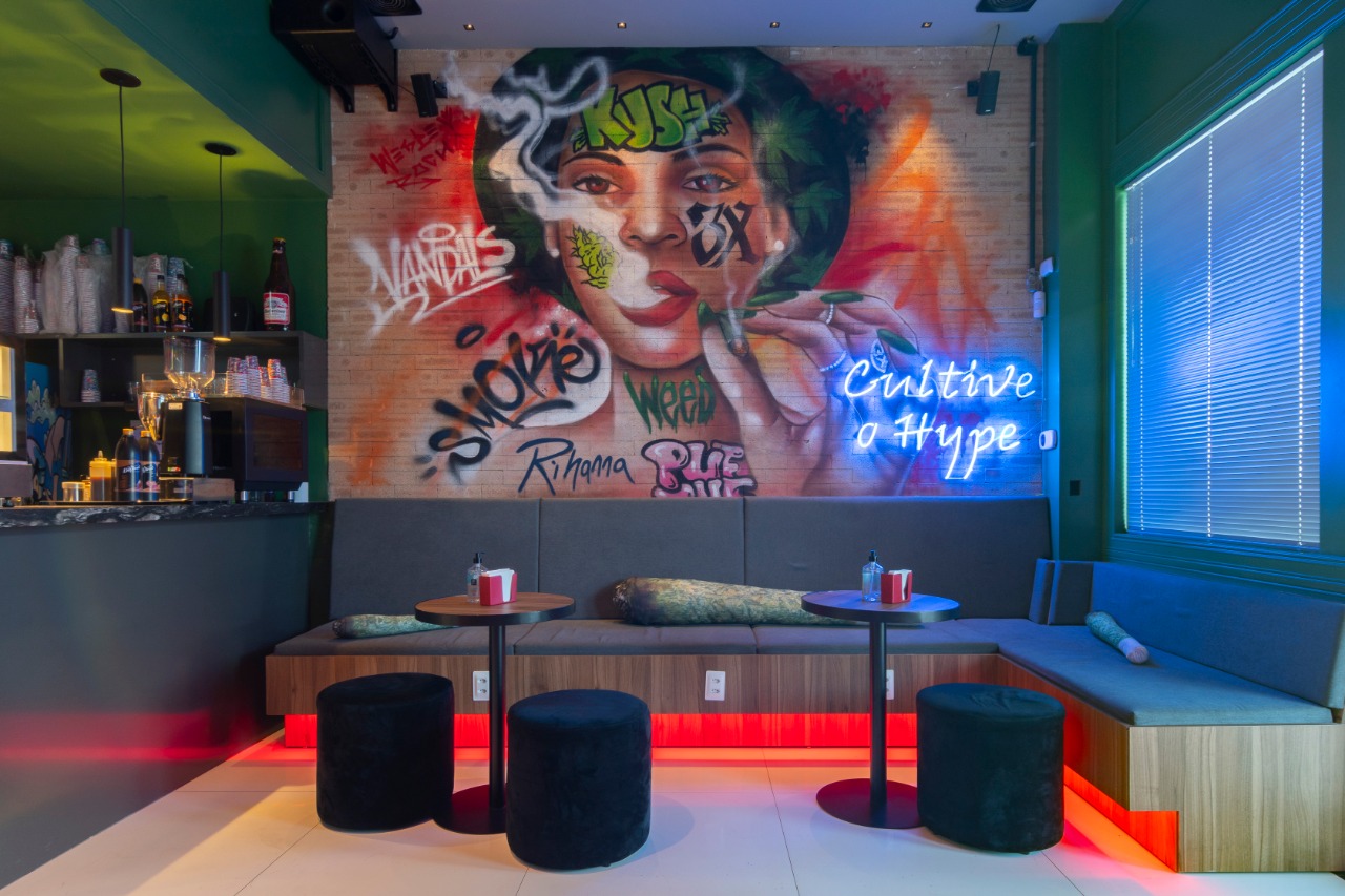 ideias de decoração para tabacaria moderna