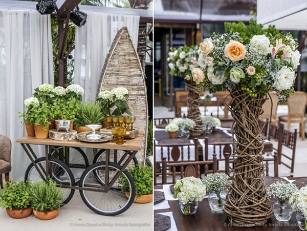 quanto custa uma decoração rústica chique