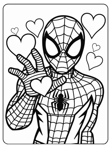 homem aranha para colorir pdf