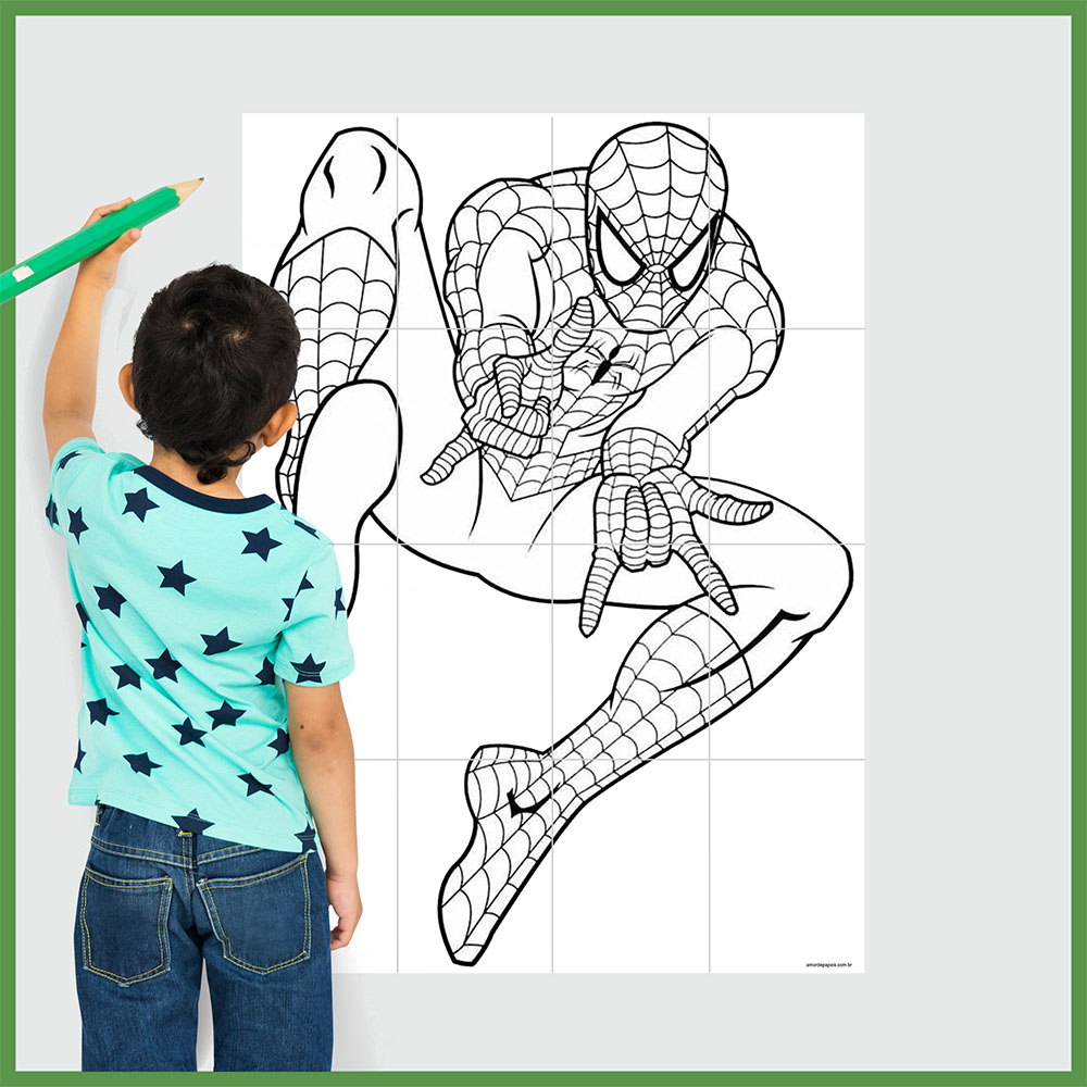 desenhos do miles morales para colorir