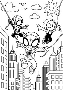 desenhos de super heróis para colorir