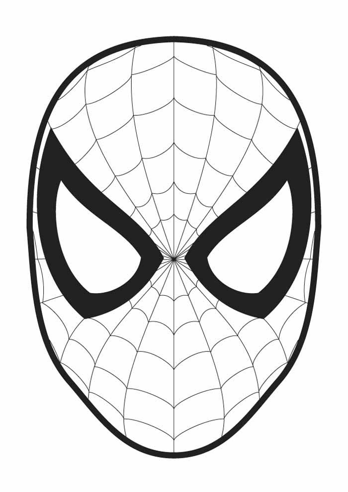 desenho homem aranha para imprimir