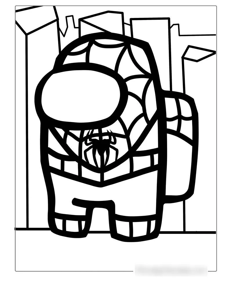 desenho aranha infantil