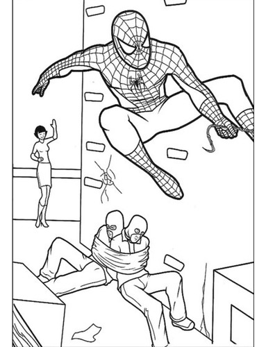 desenho homem aranha para imprimir