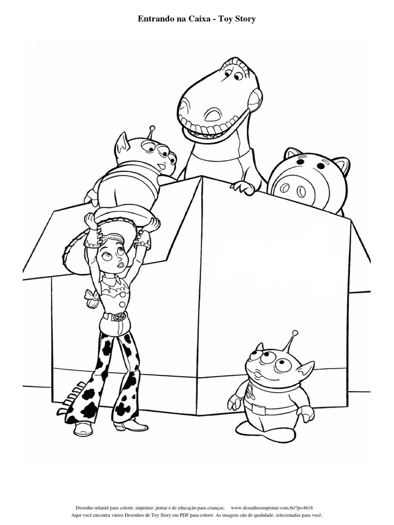 desenhos de brinquedos para colorir