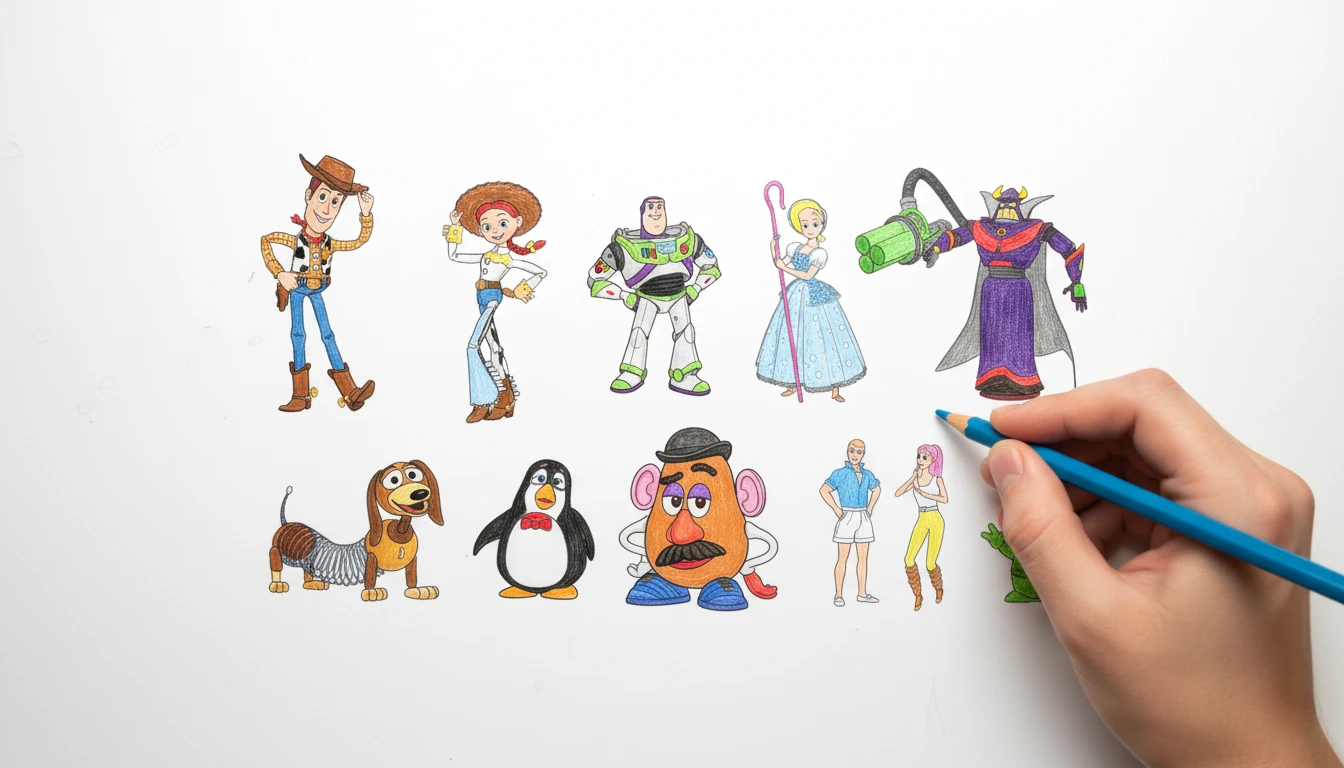 desenhos do woody para colorir