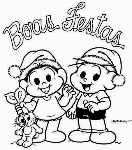 desenho da mônica para colorir