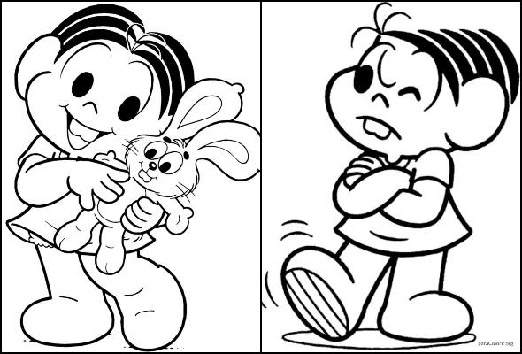 desenhos da turma da mônica para imprimir